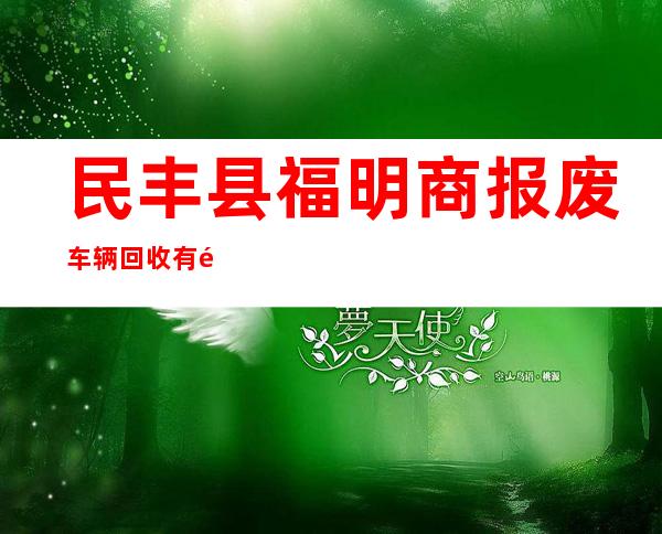 民丰县福明商报废车辆回收有限公司